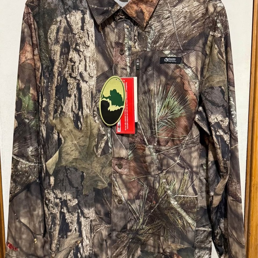 Gander Mountain Brown and Green Lightweight Shirt Jacket